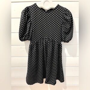 TOPSHOP Polka Dot Puff Sleeve Dress  – Size US 4